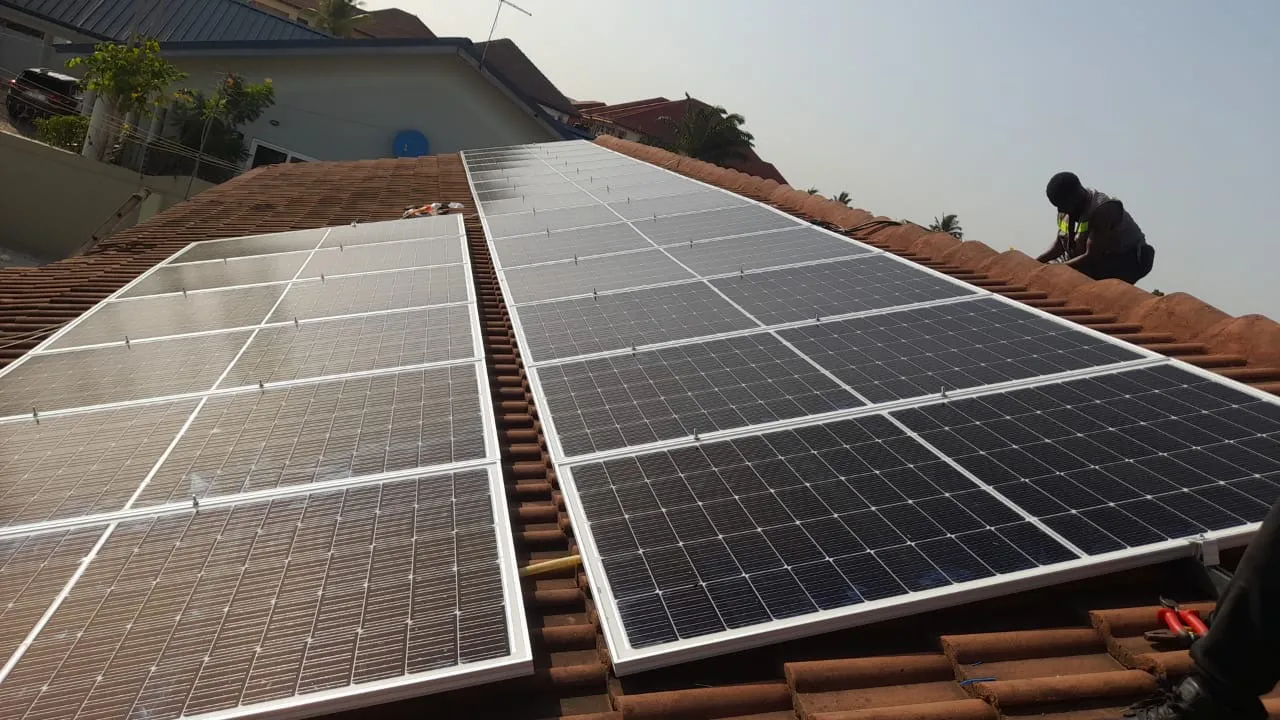Deep Solar Ghana team at the Sunshine Hostel, Korle Bu